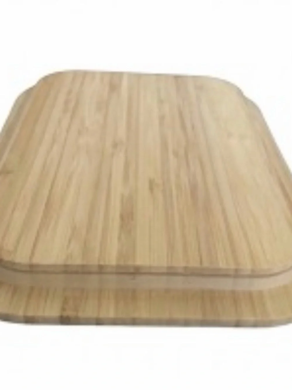 Glass food container with lemon pattern & bamboo lid, 9” x 6.5